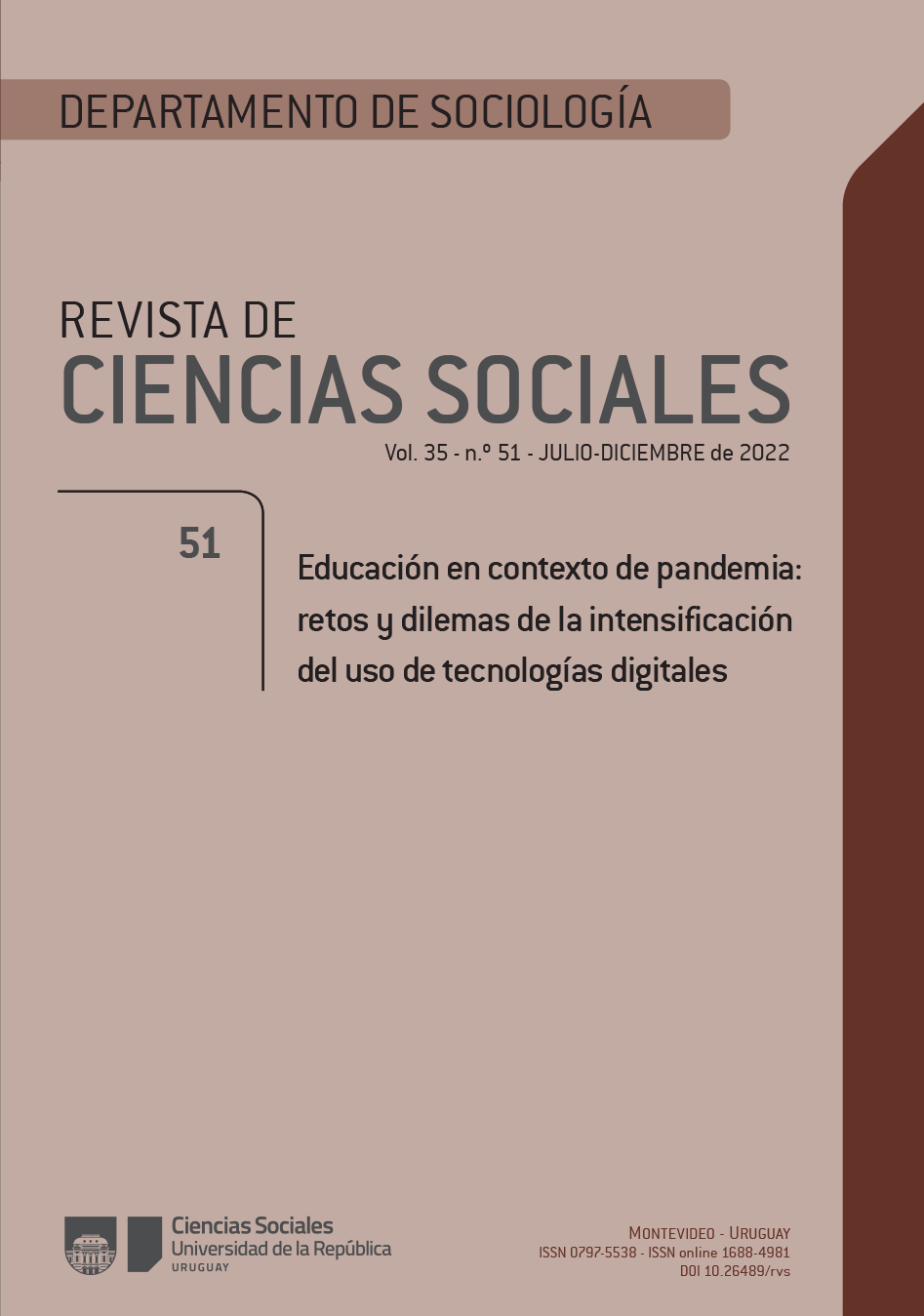 Vol. 35 Núm. 501 (2022): Educación en contexto de pandemia